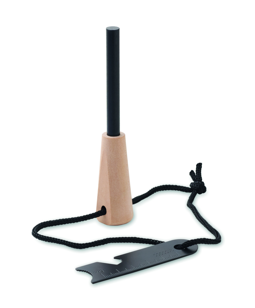 Logo trade promotional gifts picture of: Pine wood fire starter tools